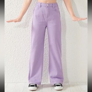 Violet Purple Straight Leg Jeans Sz 9-10
